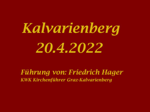 20.4.2022 Kalvarienberg