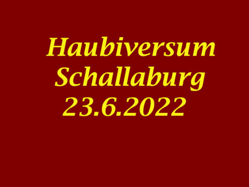 Haubiversum und Schallaburg – 23.6.2022