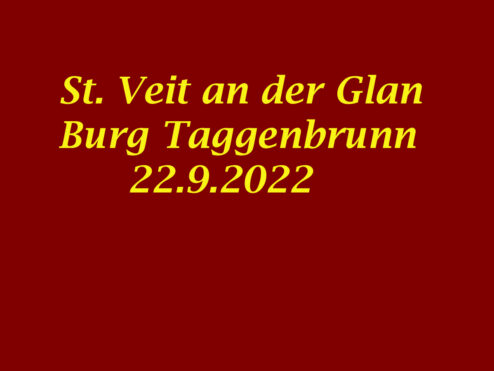 St. Veit an der Glan und Burg Taggenbrunn